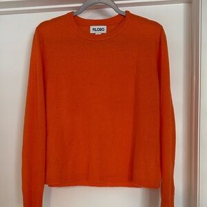 Filoro Orange Cashmere Sweater